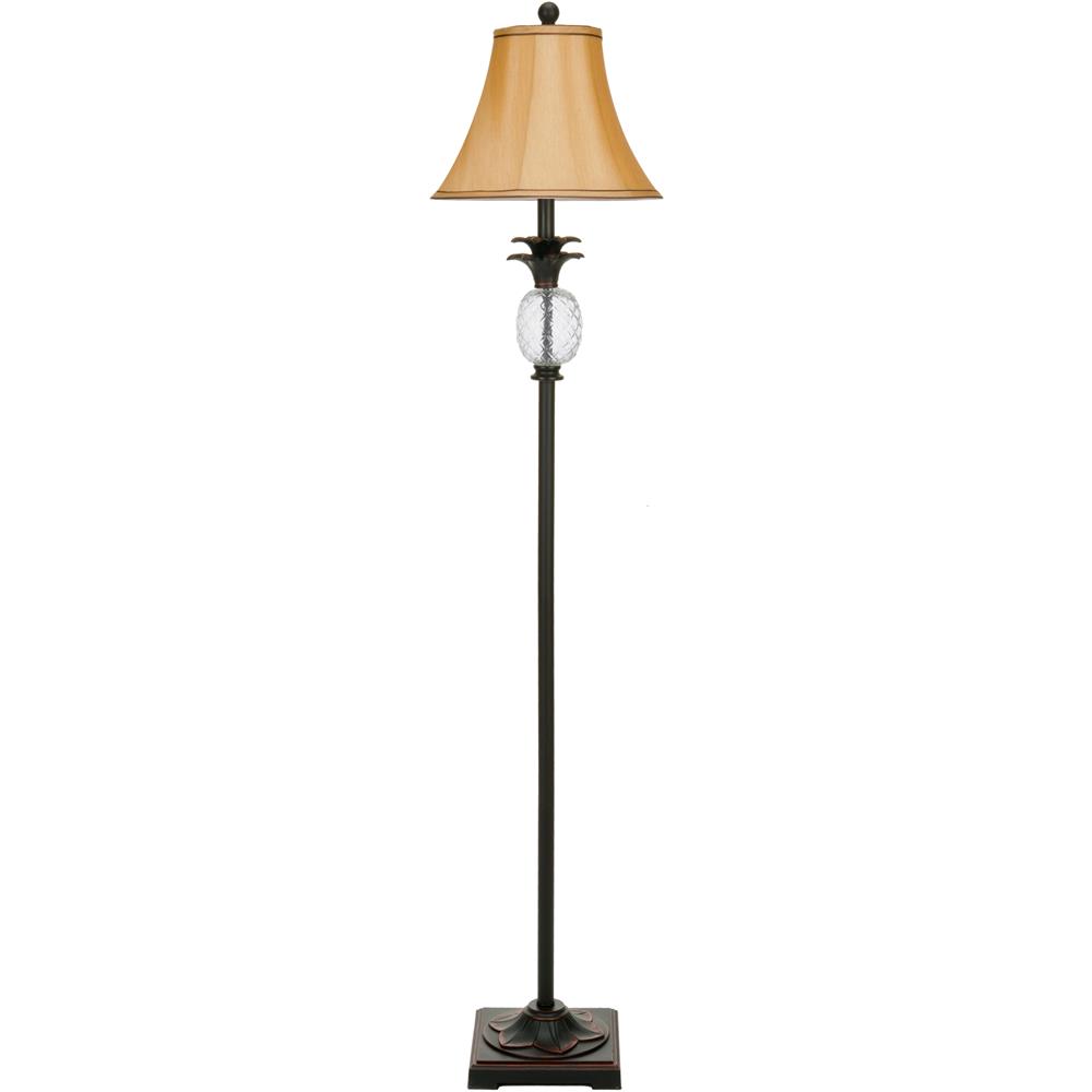 Safavieh LIT4009A ALYSSA TALL PINEAPPLE BLACK NECK AND MIDDLE TUBE TABLE LAMP